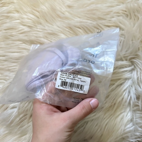 STONE FOX x FREE PEOPLE Aura Bottom In Orchid Petal Terry - Picture 6 of 6